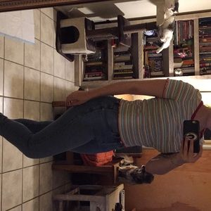 Colorful striped shirt